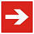 Знак F01-01 200*200 "Направляющая стрелка" пленка ФЭС в Новосибирске